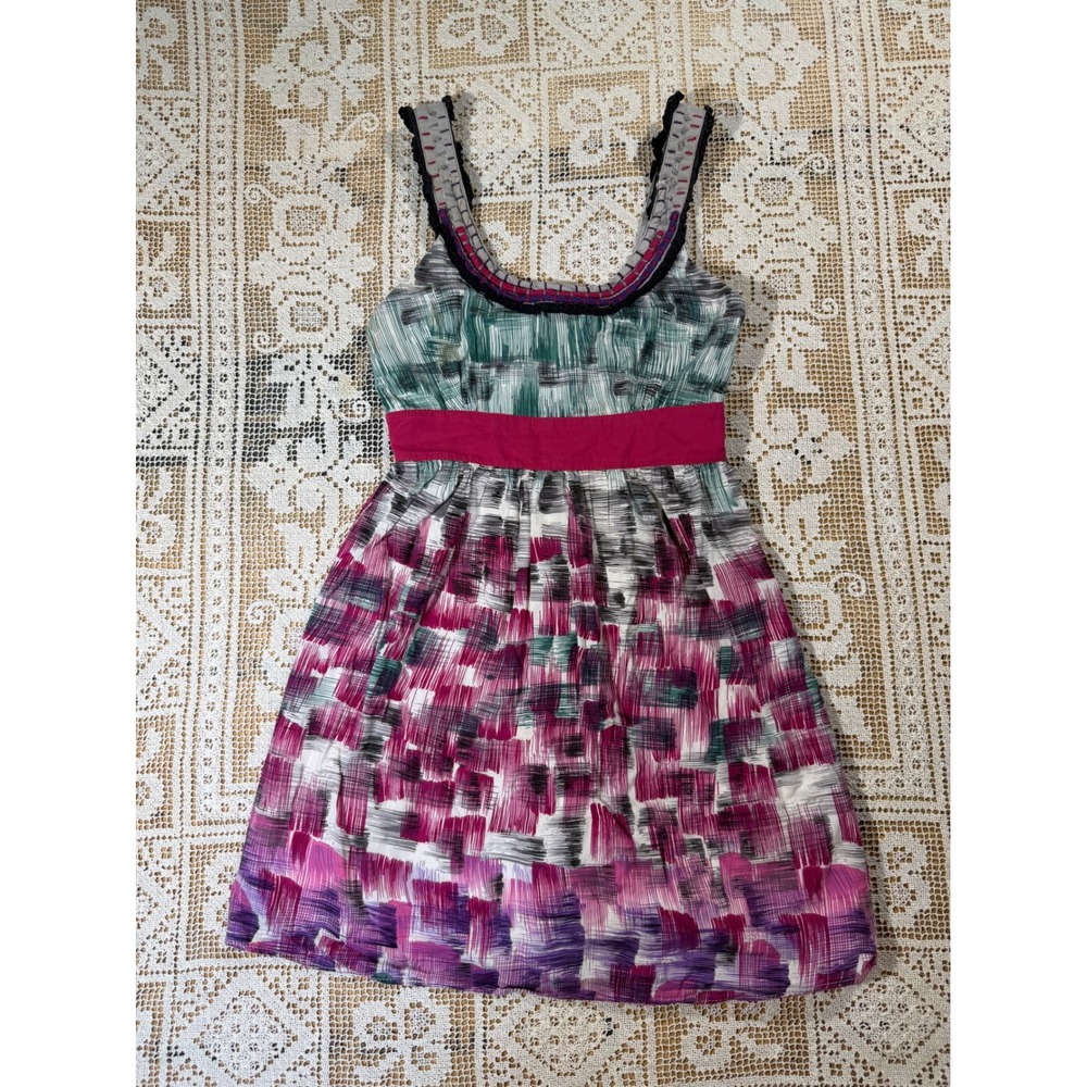 Y2K Forever 21 babydoll style lined tunic tank with zipper size small